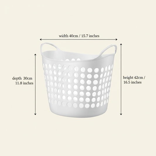LIND Flexible Laundry Basket, dimensions