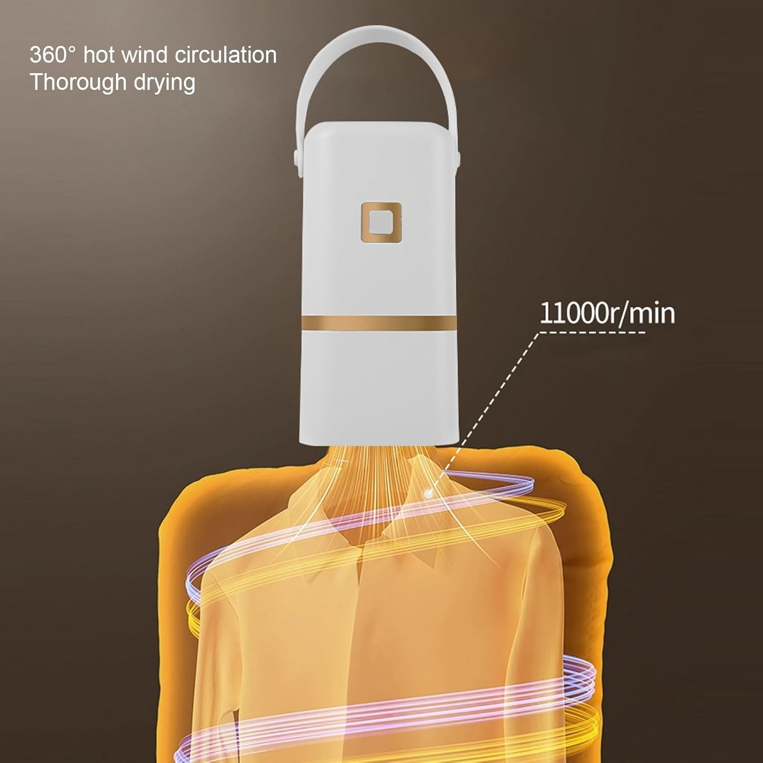 Portable Miniature Clothes Dryer Quick Drying Laundry Dryer Clothes Dryer Travel Laundry Drying Machine Miniature Travel Laundry Dryer Portable Dryers for Laundry