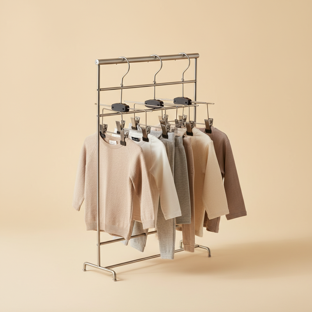 6-Tier Hanger with Clothes