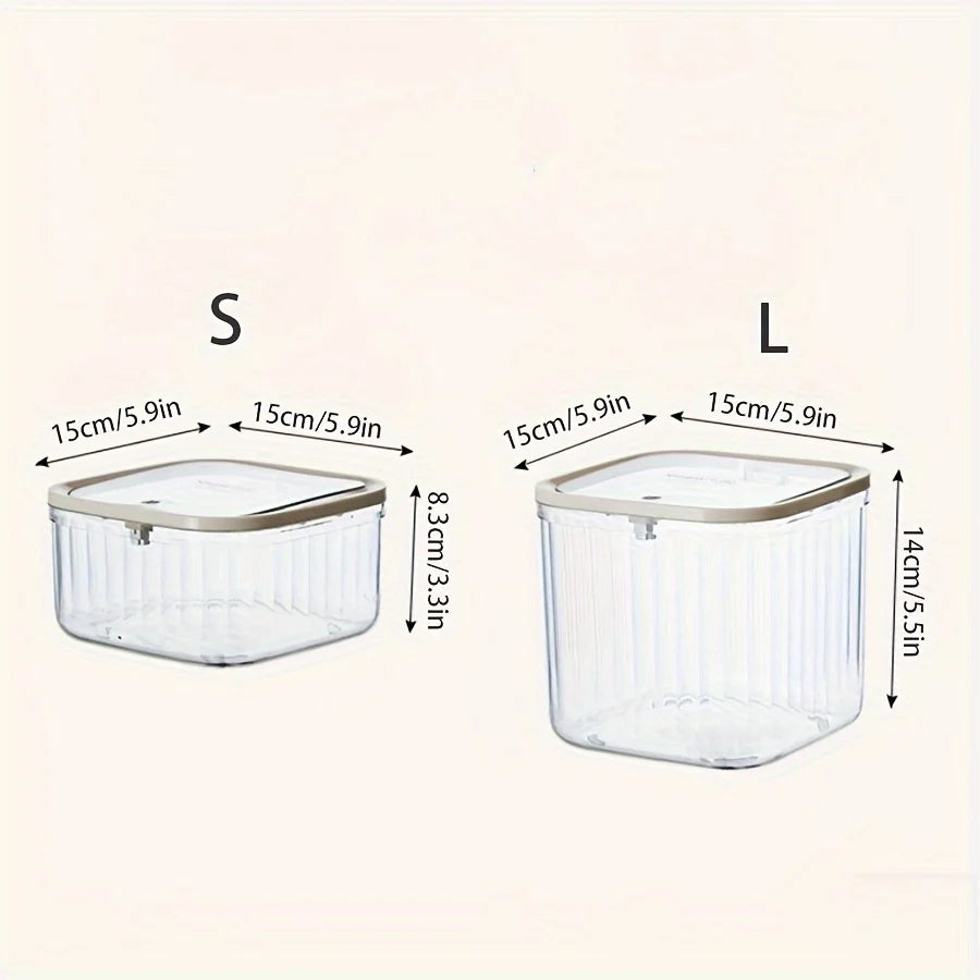 Clear Laundry Pod & Powder Storage Container with Flip Lid