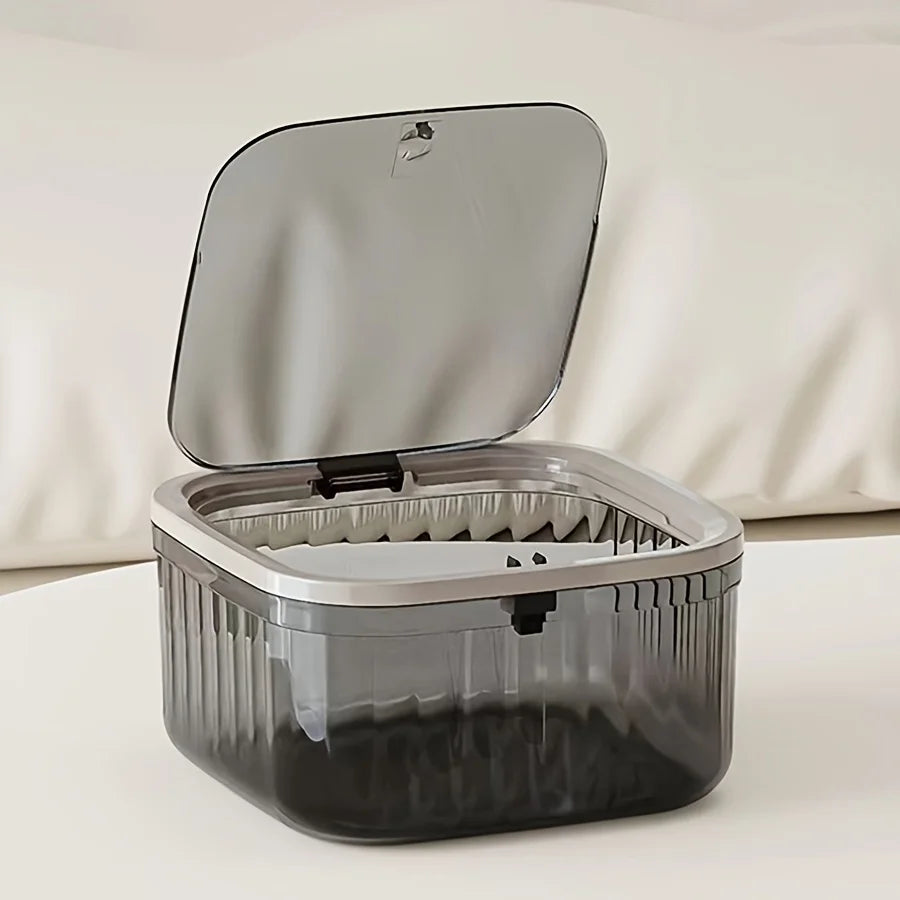 Clear Laundry Pod & Powder Storage Container with Flip Lid