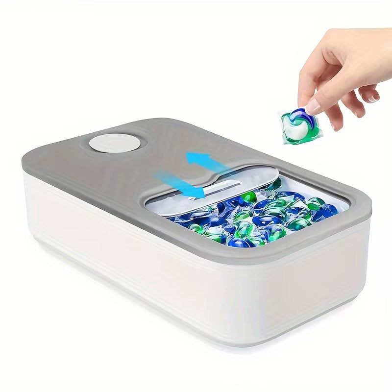 Laundry Pod Container with Sliding Lid – Holds up to 150 Pods
