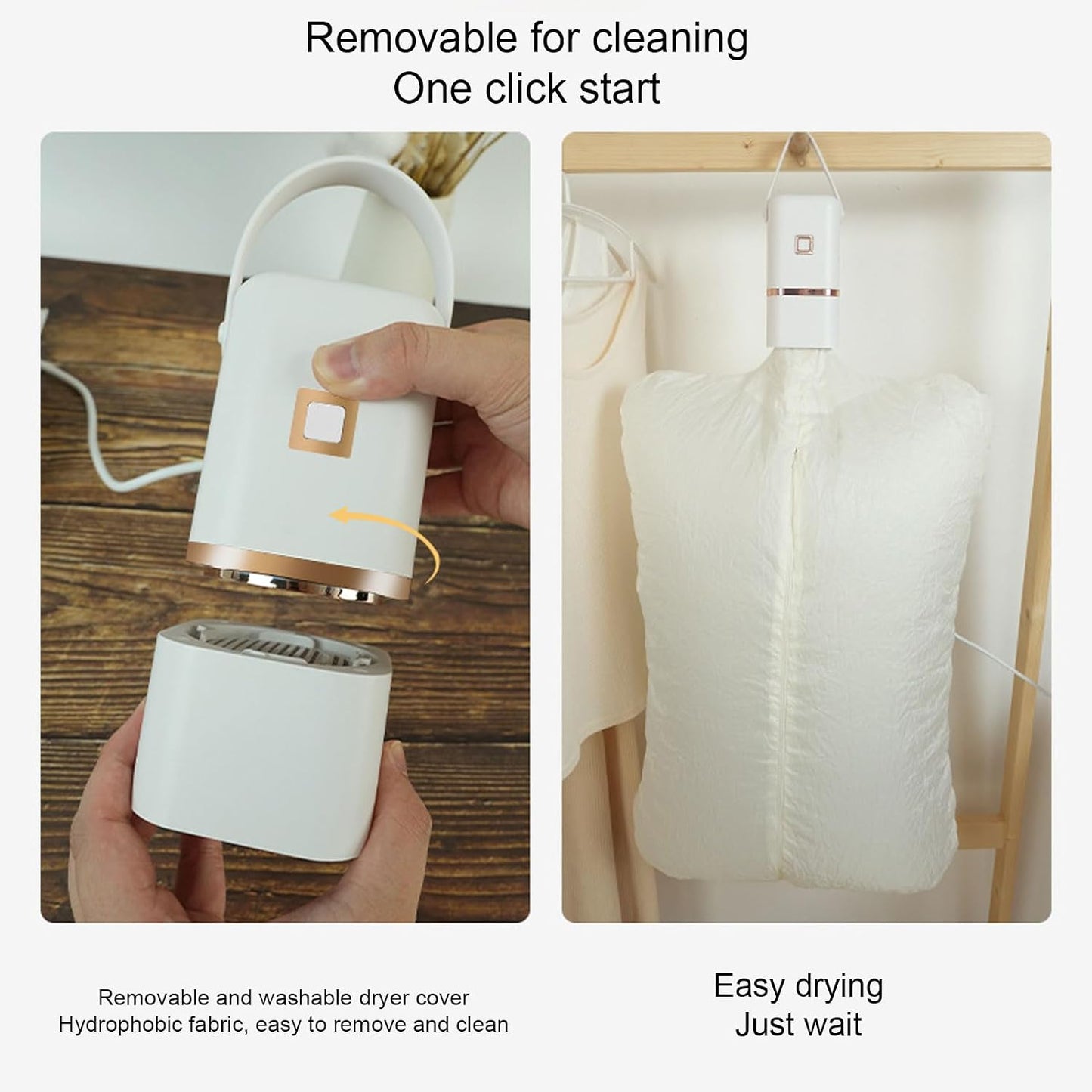 Portable Miniature Clothes Dryer Quick Drying Laundry Dryer Clothes Dryer Travel Laundry Drying Machine Miniature Travel Laundry Dryer Portable Dryers for Laundry
