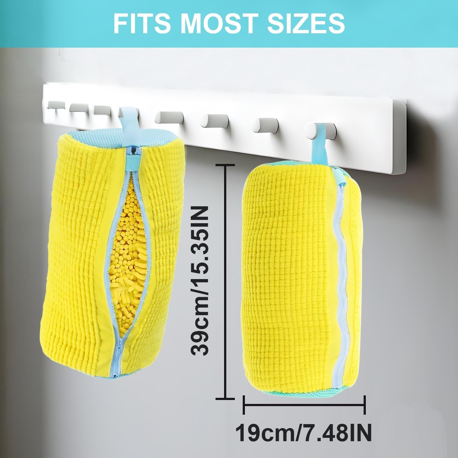 Shoe Washing Machine Bag Laundry Shoes Bag for Washer Dryer Shoe Washing Bag for Sneakers, Casual Shoes, Reusable and Durable Large Shoe Cleaning Bags for All Shoe Types and Sizes