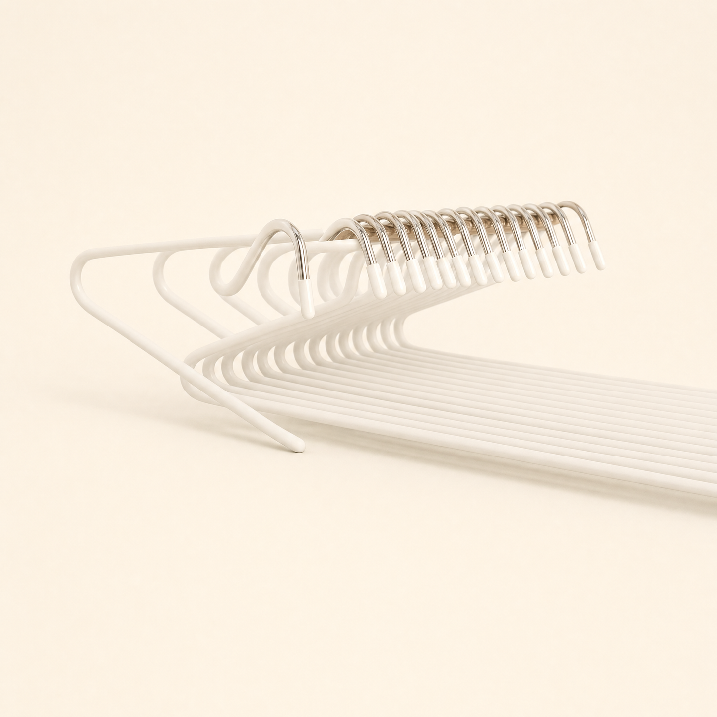 LIND Trouser Hanger Set for a calm laundry room setup.
