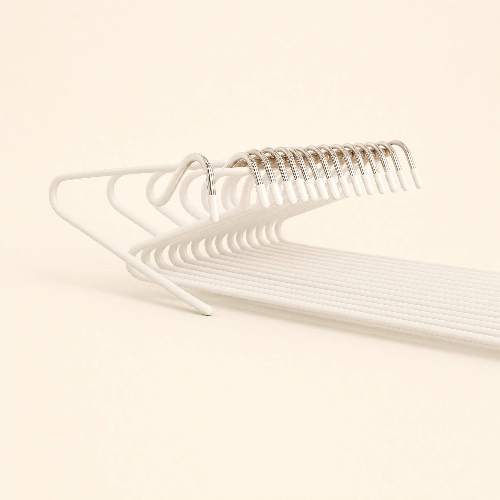 LIND Trouser Hanger Set for a calm laundry room setup.