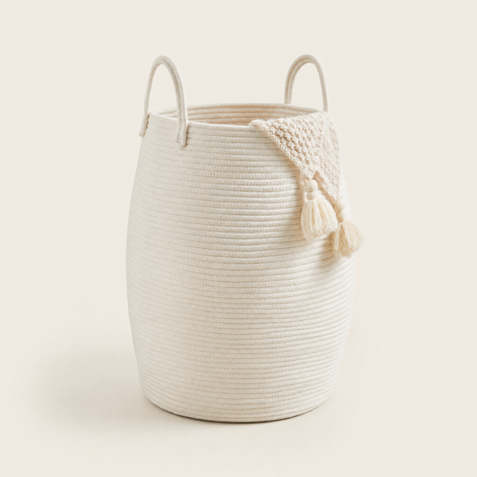 LIND Everyday Hamper for a calm laundry room setup.