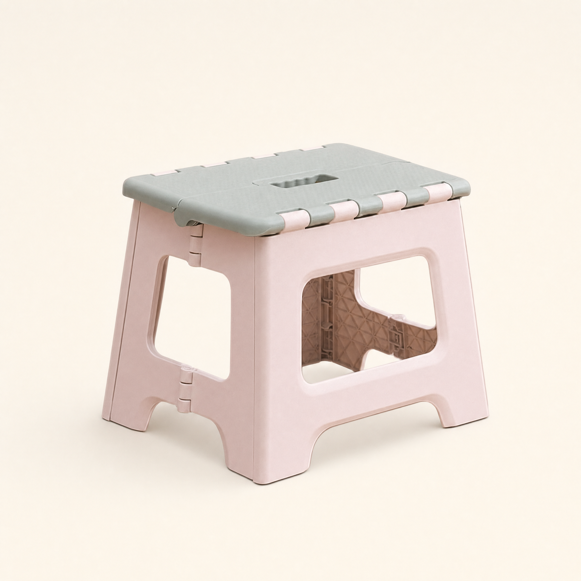 LIND Folding Chair for a calm laundry room setup.