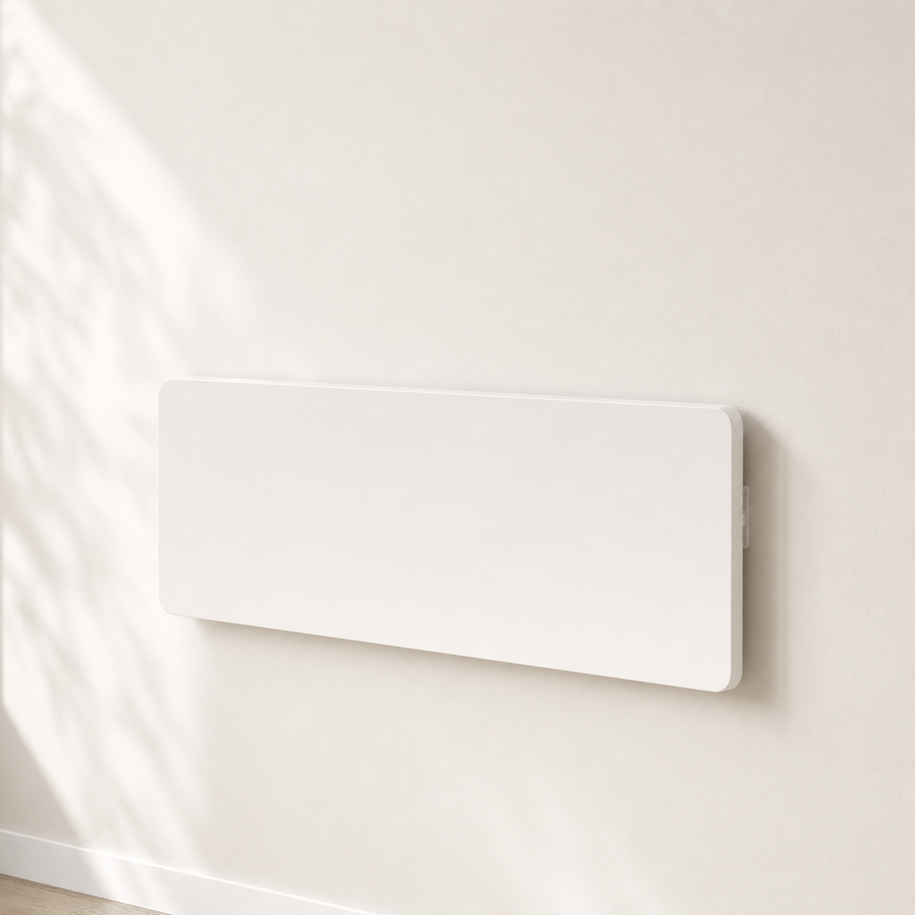 LIND Fold Table scale image for a calm laundry room setup.