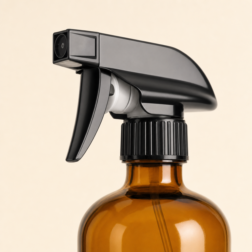 LIND Amber Spray close-up image for a calm laundry room setup.