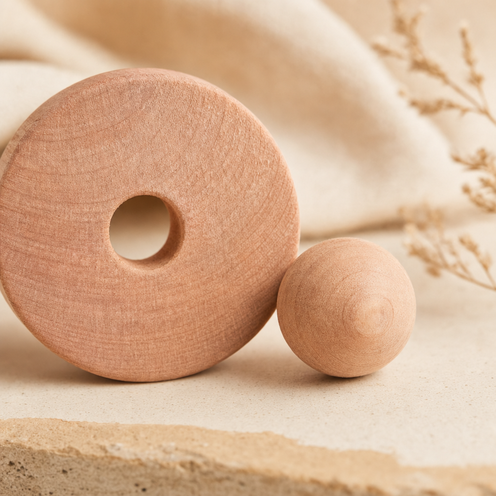 LIND Cedar Set close-up image for a calm laundry room setup.