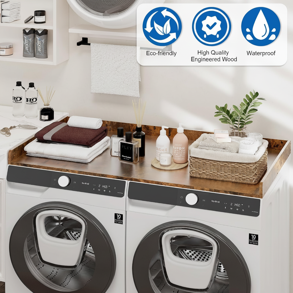LIND Washer & Dryer Countertop, lifestyle view