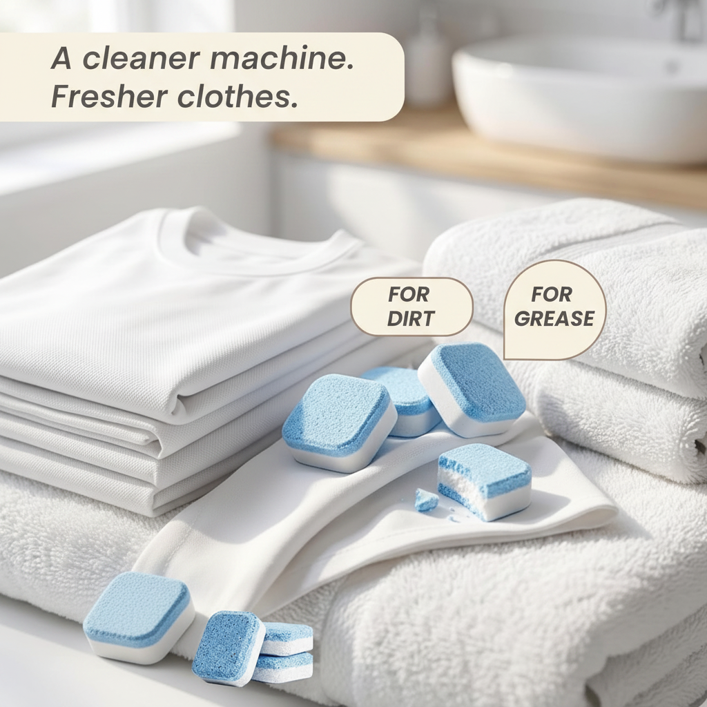 LIND Washing Machine Cleaner Tablets, lifestyle view