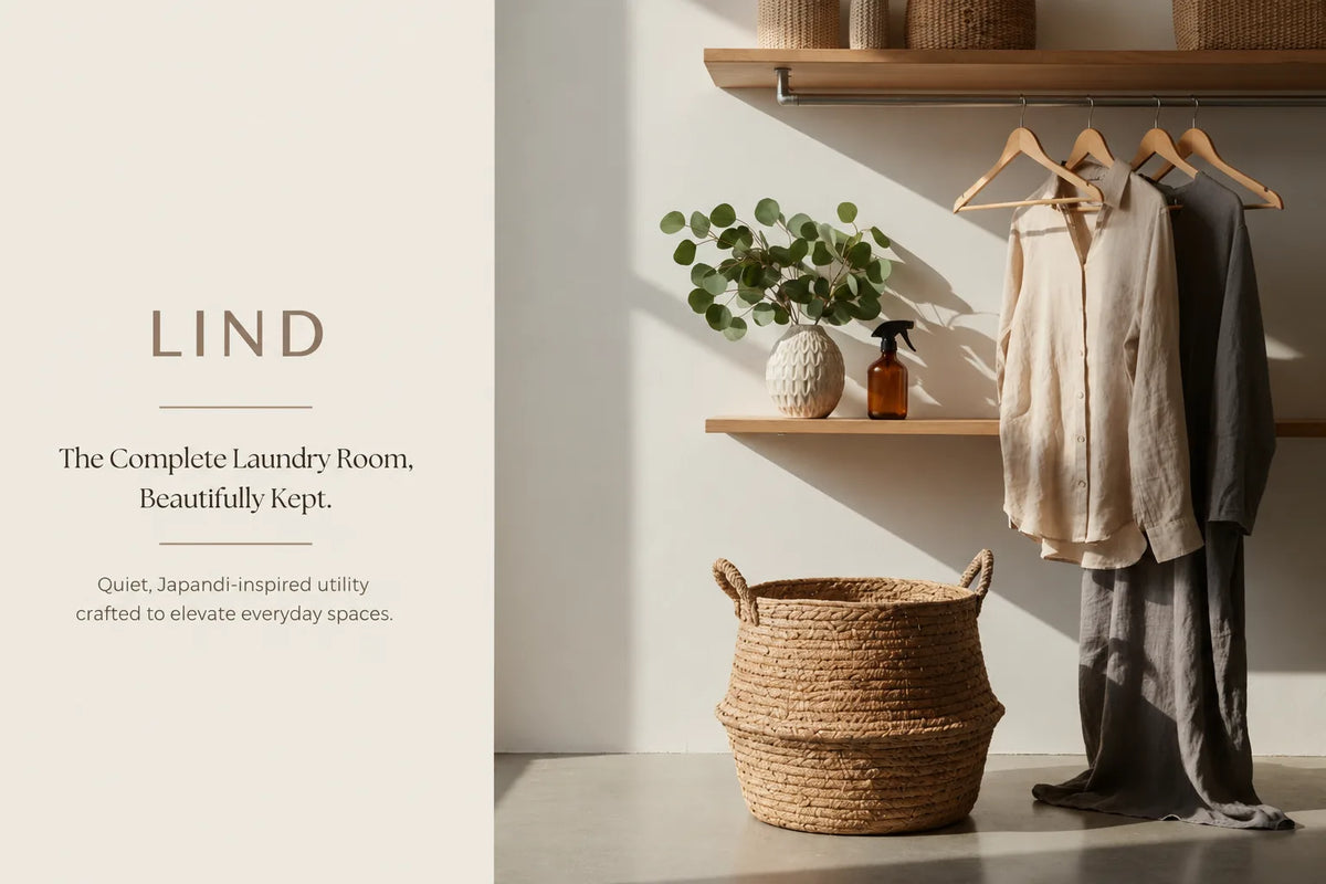 LIND laundry room storage and organization