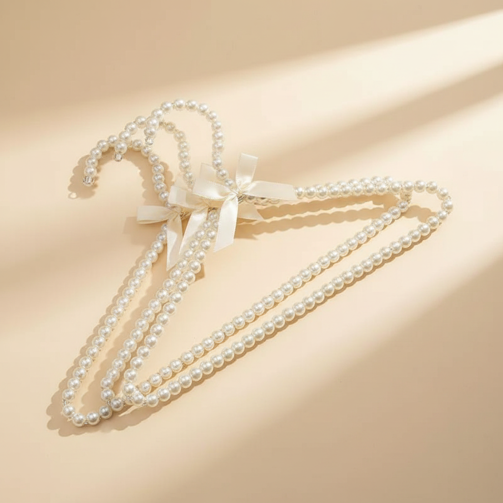 Pearl Clip Hanger 40cm 5Pcs