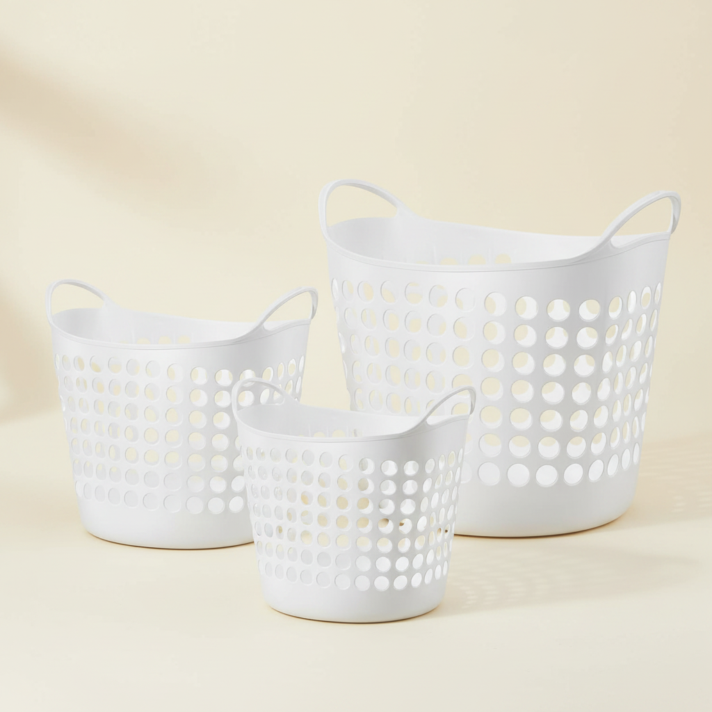LIND Flexible Laundry Basket, set of 3