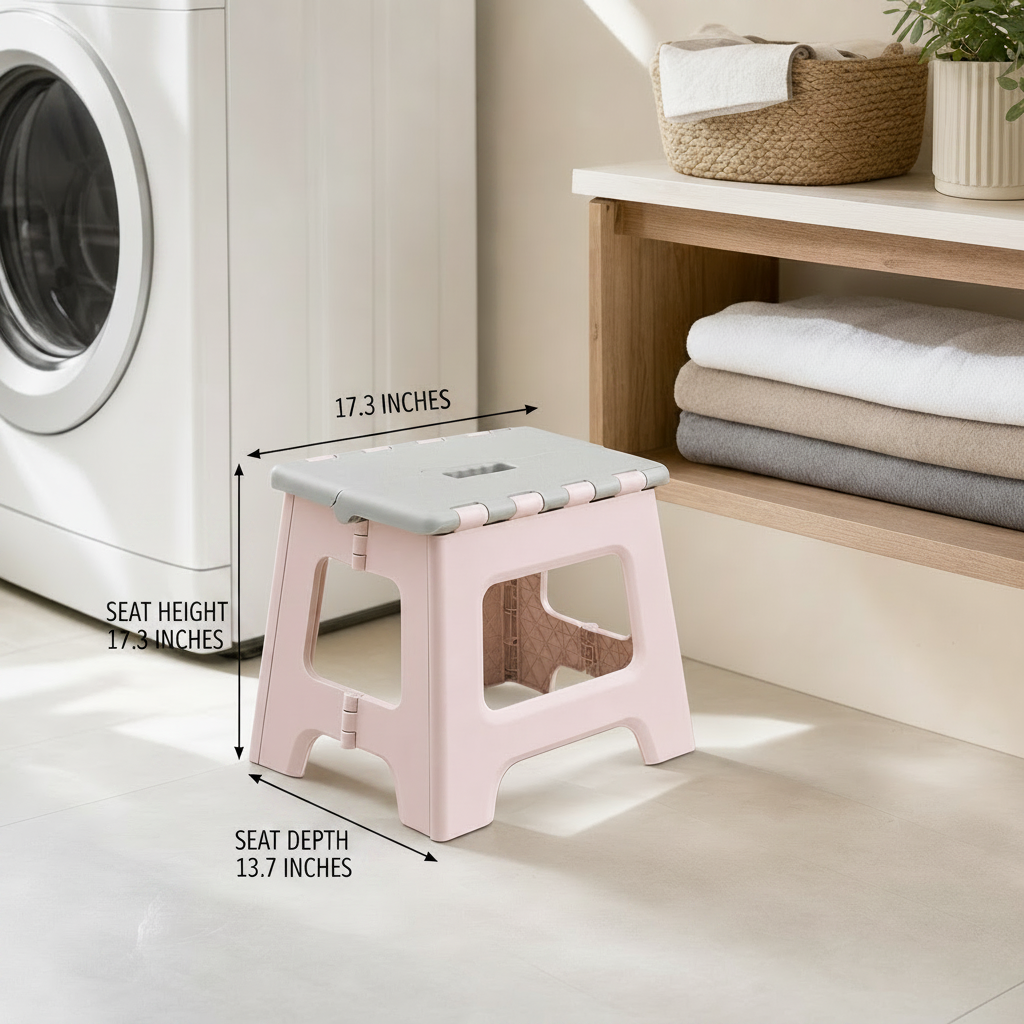 Step Stool with Dimensions